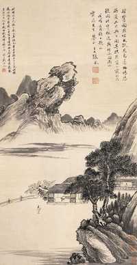 张风 蕉窗逸兴 立轴